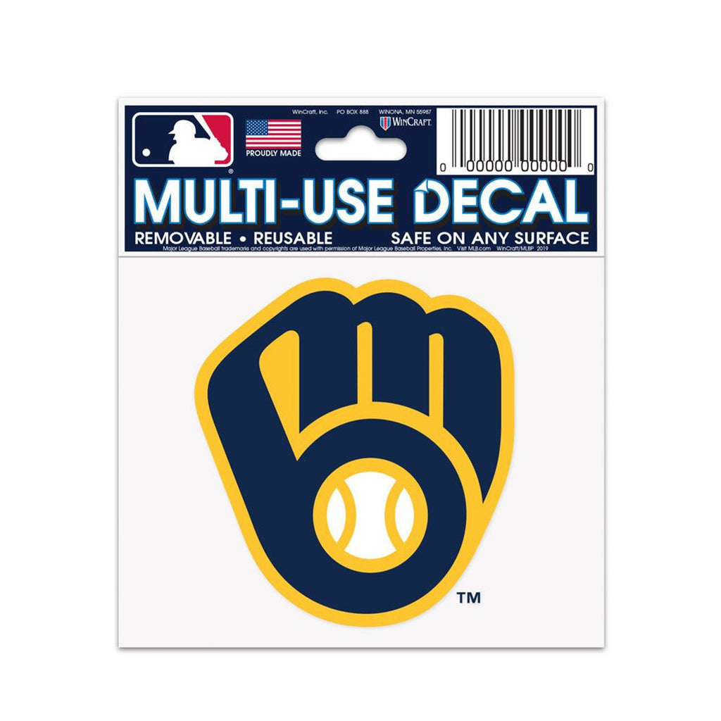 Milwaukee Brewers Decal 3x4 Multi Use - WinCraft