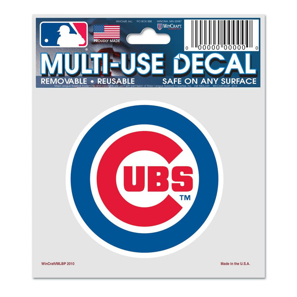 Chicago Cubs Decal 3x4 Multi Use - Wincraft