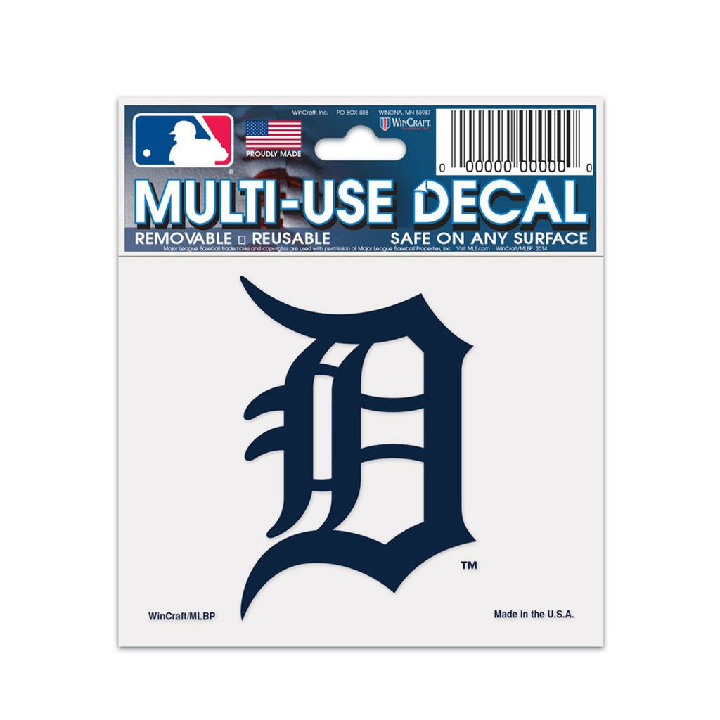 Detroit Tigers Decal 3x4 Multi Use White - WinCraft