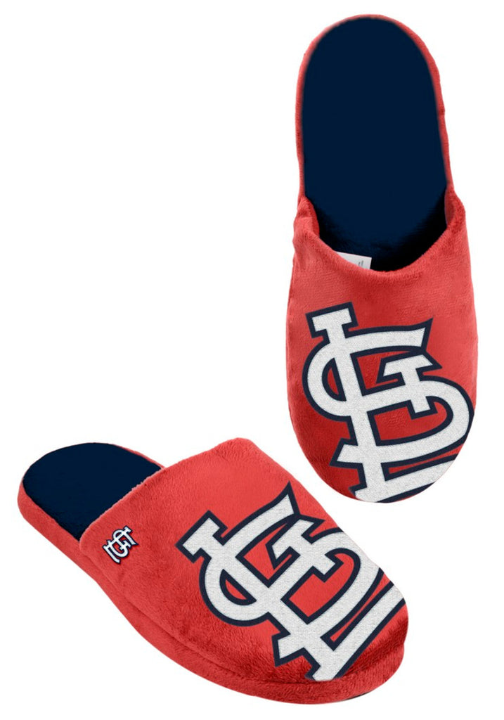 St. Louis Cardinals Slipper - Men Big Logo  (1 Pair) - XL - Forever Collectibles