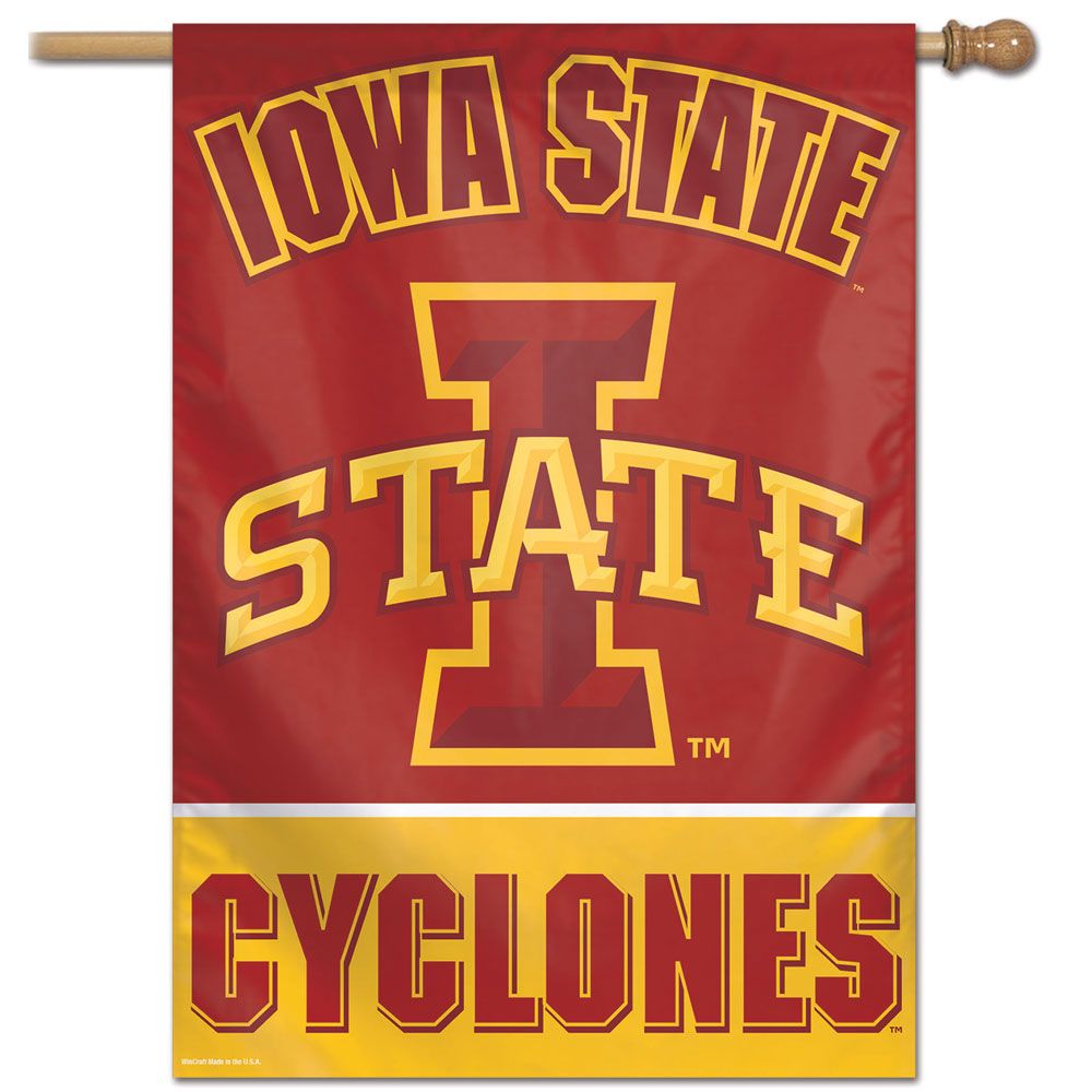 Iowa State Cyclones Banner 28x40 Vertical Alternate - Special Order - 0.25