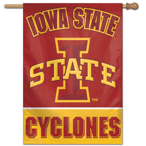 Iowa State Cyclones Banner 28x40 Vertical Alternate - Special Order - 0.25