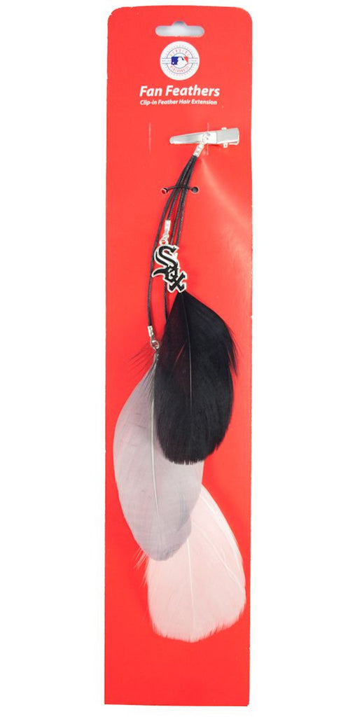 Chicago White Sox Team Color Feather Hair Clip CO - Little Earth