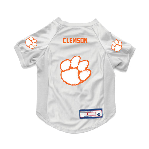 Clemson Tigers Pet Jersey Stretch Size XS - Little Earth