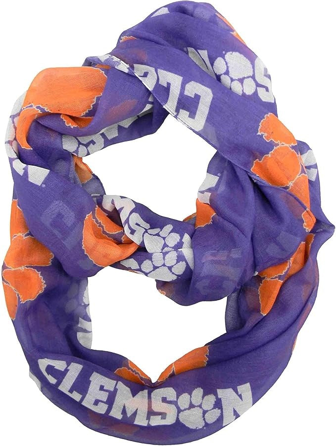 Clemson Tigers Scarf Infinity Style - Little Earth
