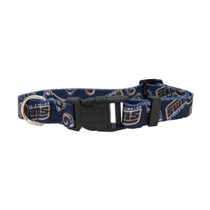 Los Angeles Rams Pet Collar Size S Alternate - Little Earth