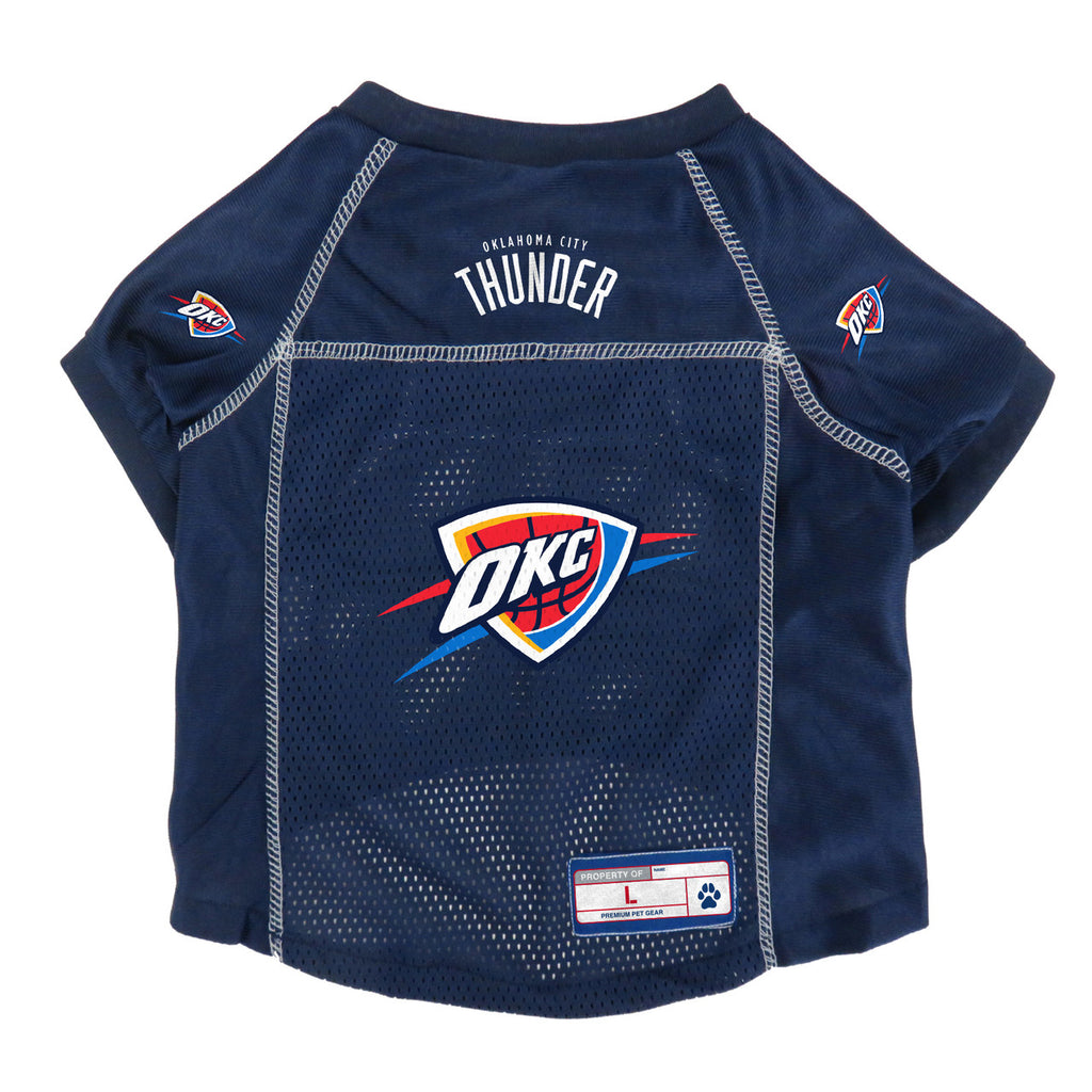 Oklahoma City Thunder Pet Jersey Size L - Little Earth