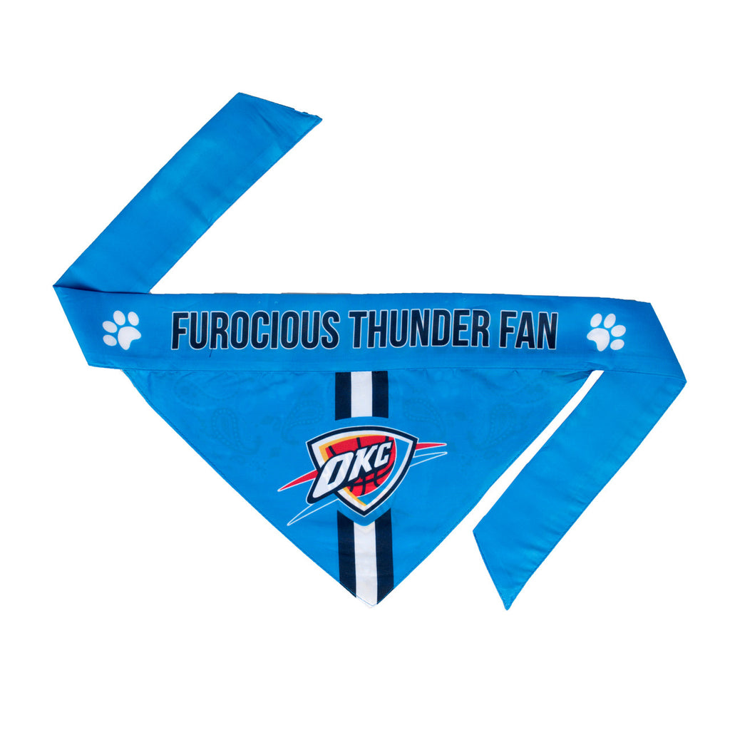 Oklahoma City Thunder Pet Bandanna Size XS - Little Earth