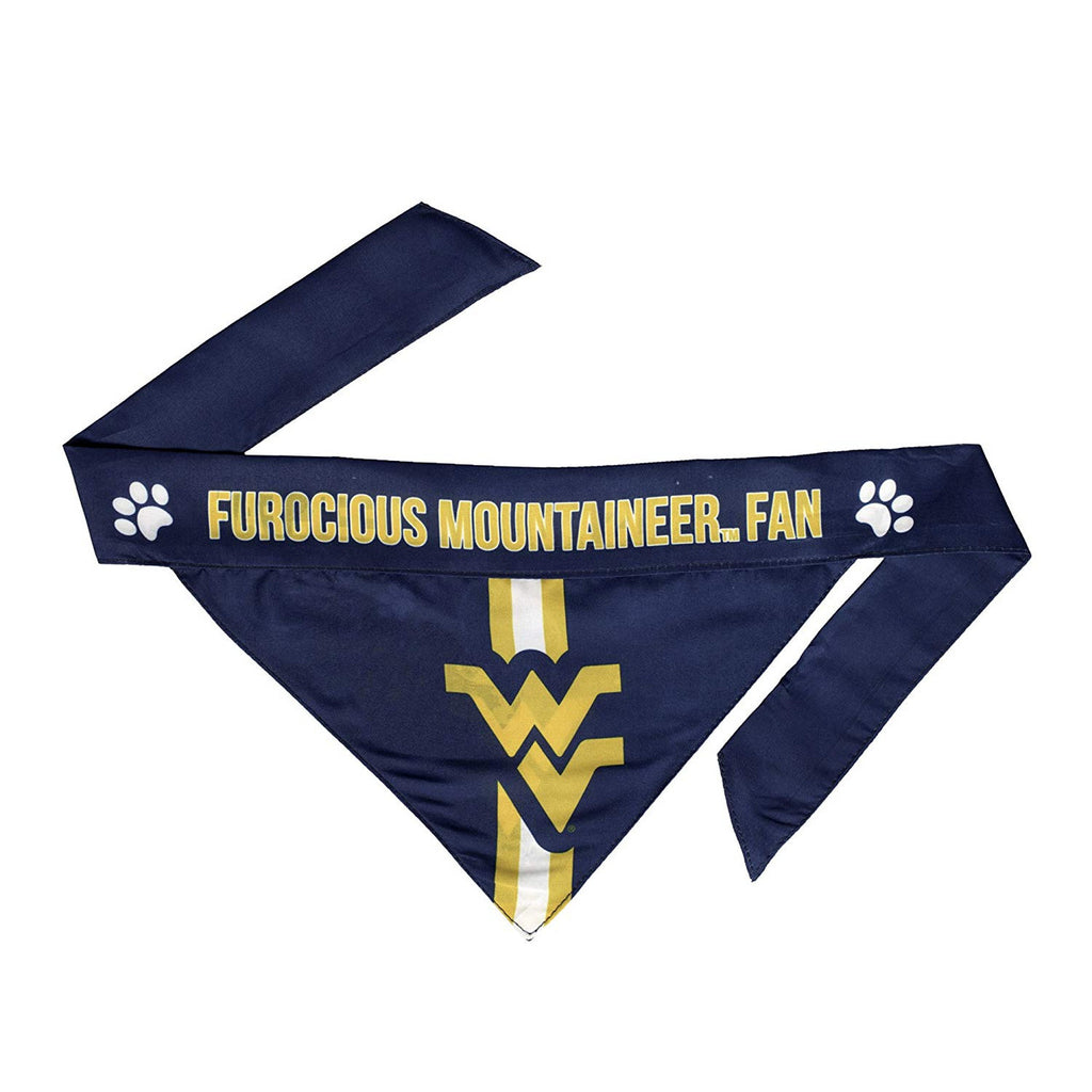 West Virginia Mountaineers Pet Bandanna Size L - Little Earth
