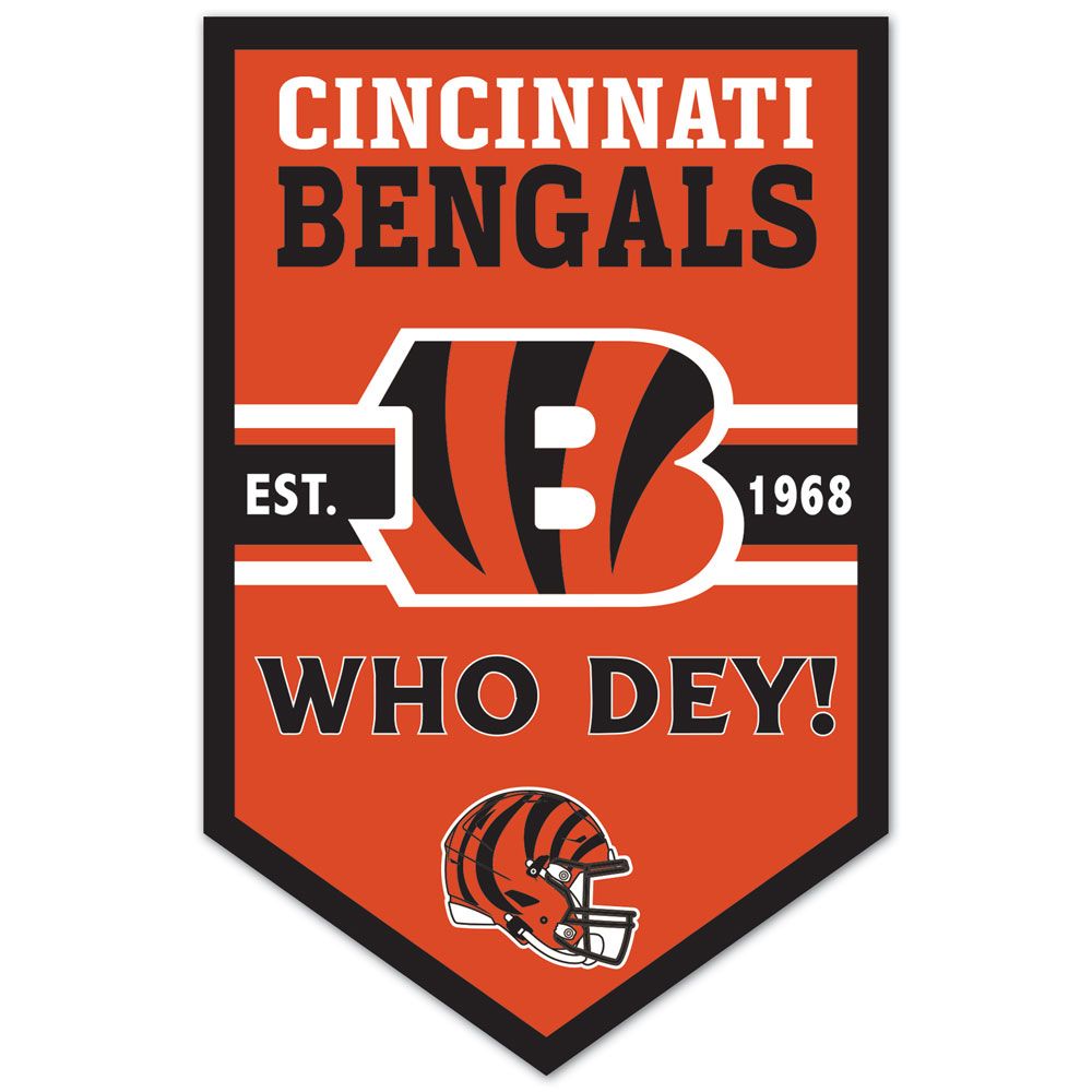 Cincinnati Bengals Sign 11x17 Wood Chevron - WinCraft