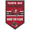 Tampa Bay Buccaneers Sign 11x17 Wood Chevron - WinCraft