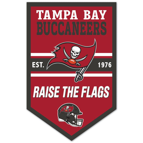 Tampa Bay Buccaneers Sign 11x17 Wood Chevron - WinCraft