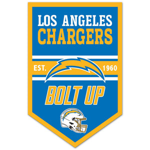 Los Angeles Chargers Sign 11x17 Wood Chevron - WinCraft