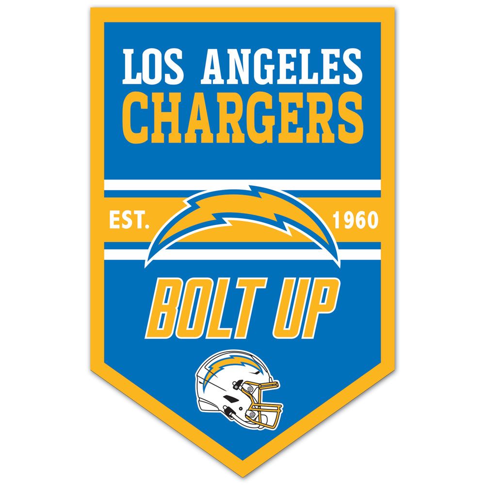 Los Angeles Chargers Sign 11x17 Wood Chevron - WinCraft