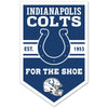 Indianapolis Colts Sign 11x17 Wood Chevron - WinCraft