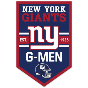 New York Giants Sign 11x17 Wood Chevron - WinCraft