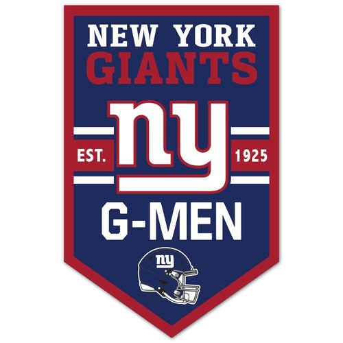 New York Giants Sign 11x17 Wood Chevron - WinCraft