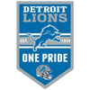 Detroit Lions Sign 11x17 Wood Chevron - WinCraft