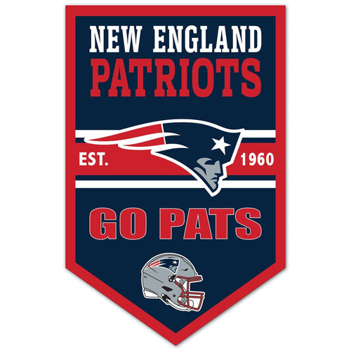 New England Patriots Sign 11x17 Wood Chevron - WinCraft