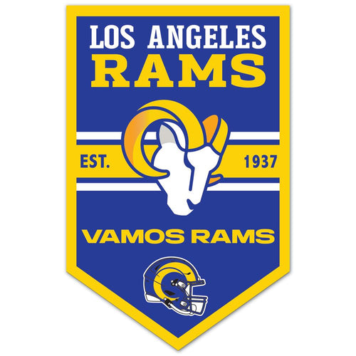 Los Angeles Rams Sign 11x17 Wood Chevron - WinCraft