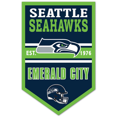 Seattle Seahawks Sign 11x17 Wood Chevron - WinCraft