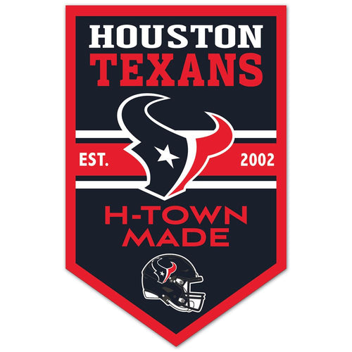 Houston Texans Sign 11x17 Wood Chevron - WinCraft