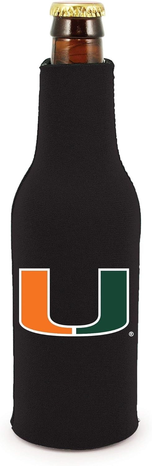 Miami Hurricanes Bottle Suit Holder Black - 10