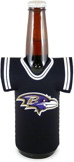 Baltimore Ravens Bottle Jersey Holder Black - 0.25