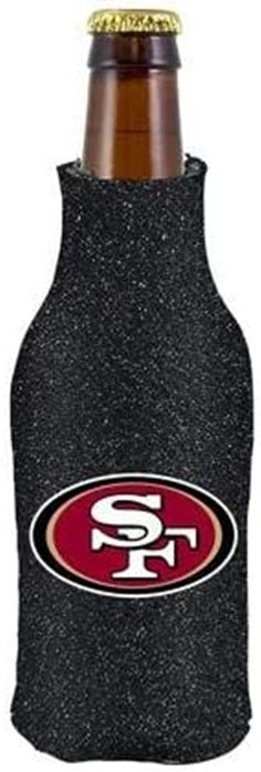 San Francisco 49ers Bottle Suit Holder Glitter Black - 10