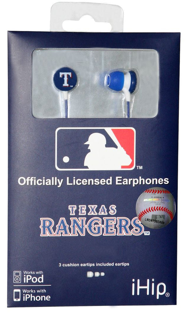 Texas Rangers Ear Buds CO - iHip