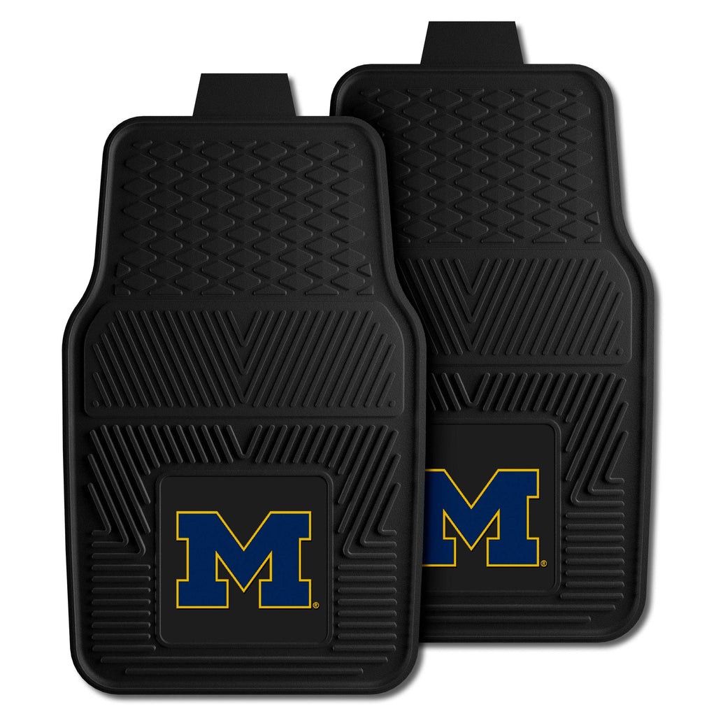 Fanmats - University of Michigan 2-pc Vinyl Car Mat Set 17''x27''