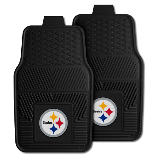 Fanmats - NFL - Pittsburgh Steelers 2-pc Vinyl Car Mat Set 17''x27''