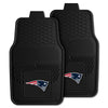 Fanmats - NFL - New England Patriots 2-pc Vinyl Car Mat Set 17''x27''