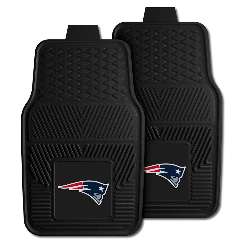 Fanmats - NFL - New England Patriots 2-pc Vinyl Car Mat Set 17''x27''