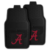 Fanmats - University of Alabama 2-pc Vinyl Car Mat Set 17''x27''