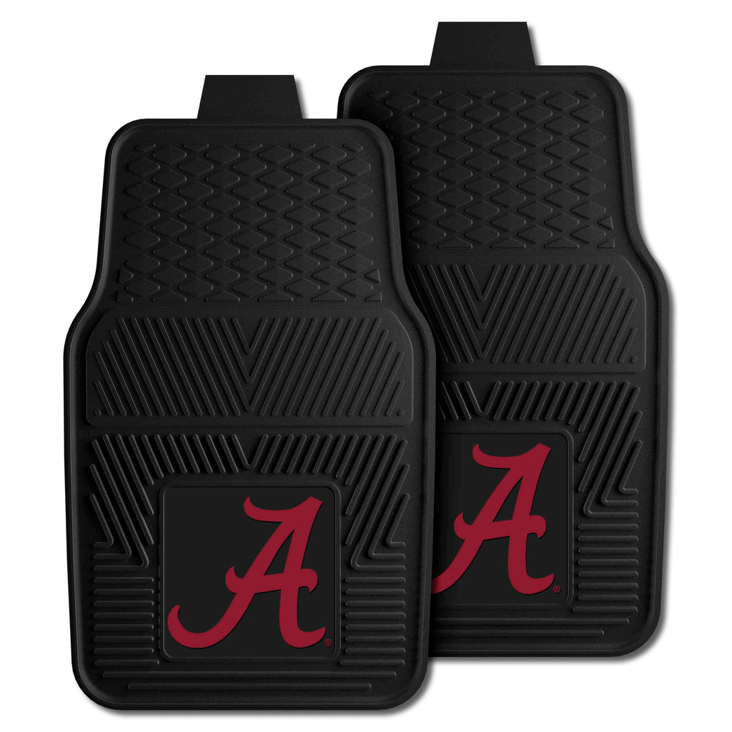 Fanmats - University of Alabama 2-pc Vinyl Car Mat Set 17''x27''