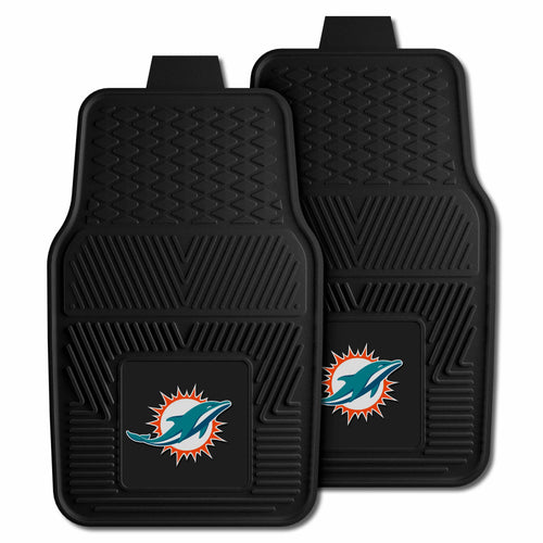 Fanmats - NFL - Miami Dolphins 2-pc Vinyl Car Mat Set 17''x27''