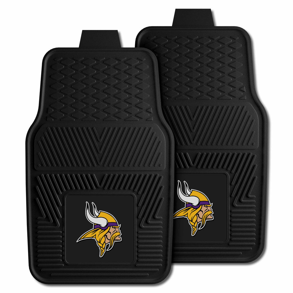 Fanmats - NFL - Minnesota Vikings 2-pc Vinyl Car Mat Set 17''x27''
