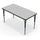 Activity Table - 24''X48'' Rectangle - Gray Nebula Top Surface - Black Edgeband - BALT