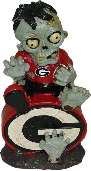 Georgia Bulldogs Zombie Figurine - On Logo w/Football -