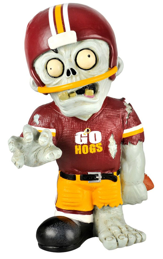 Arkansas Razorbacks Zombie Figurine - Thematic w/Football CO - Forever Collectibles