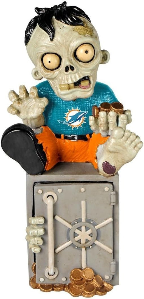 Miami Dolphins Zombie Figurine Bank -