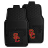 Fanmats - University of Southern California 2-pc Vinyl Car Mat Set 17''x27''