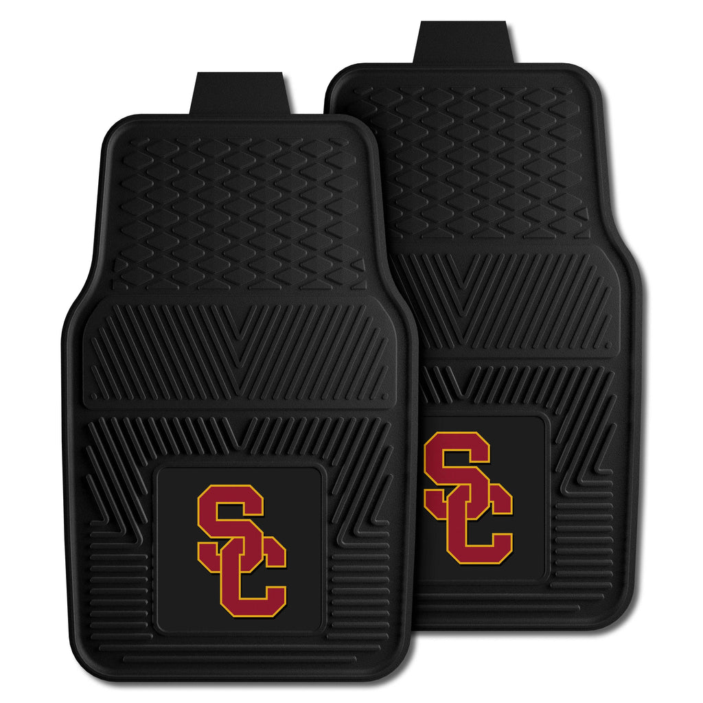 Fanmats - University of Southern California 2-pc Vinyl Car Mat Set 17''x27''