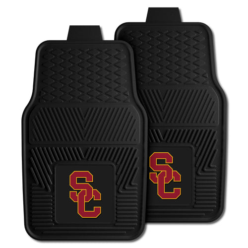 Fanmats - University of Southern California 2-pc Vinyl Car Mat Set 17''x27''