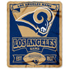 Los Angeles Rams Blanket 50x60 Fleece Marque Design - 8