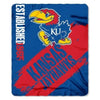 Kansas Jayhawks Blanket 50x60 Fleece Painted Design - 8