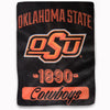 Oklahoma State Cowboys Blanket 46x60 Micro Raschel Varsity Design Rolled - 0.25