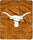 Texas Longhorns Blanket 46x60 Micro Raschel Grunge Style - 0.25