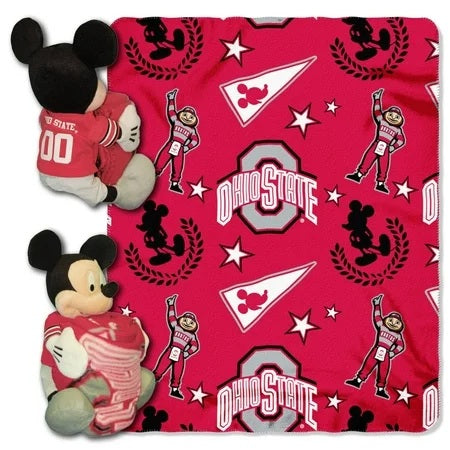 Ohio State Buckeyes Blanket Disney Hugger - 5.5